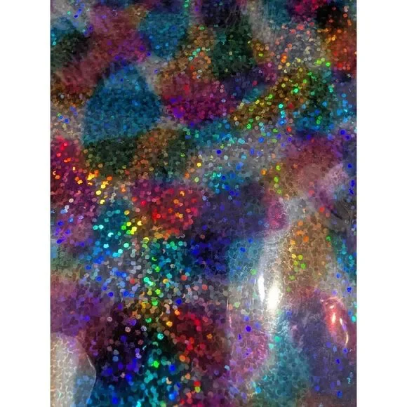 💎2/25Rainbow Glitter Heat Transfer Vinyl 12x10 in - 6 sheets - Picture 4 of 7